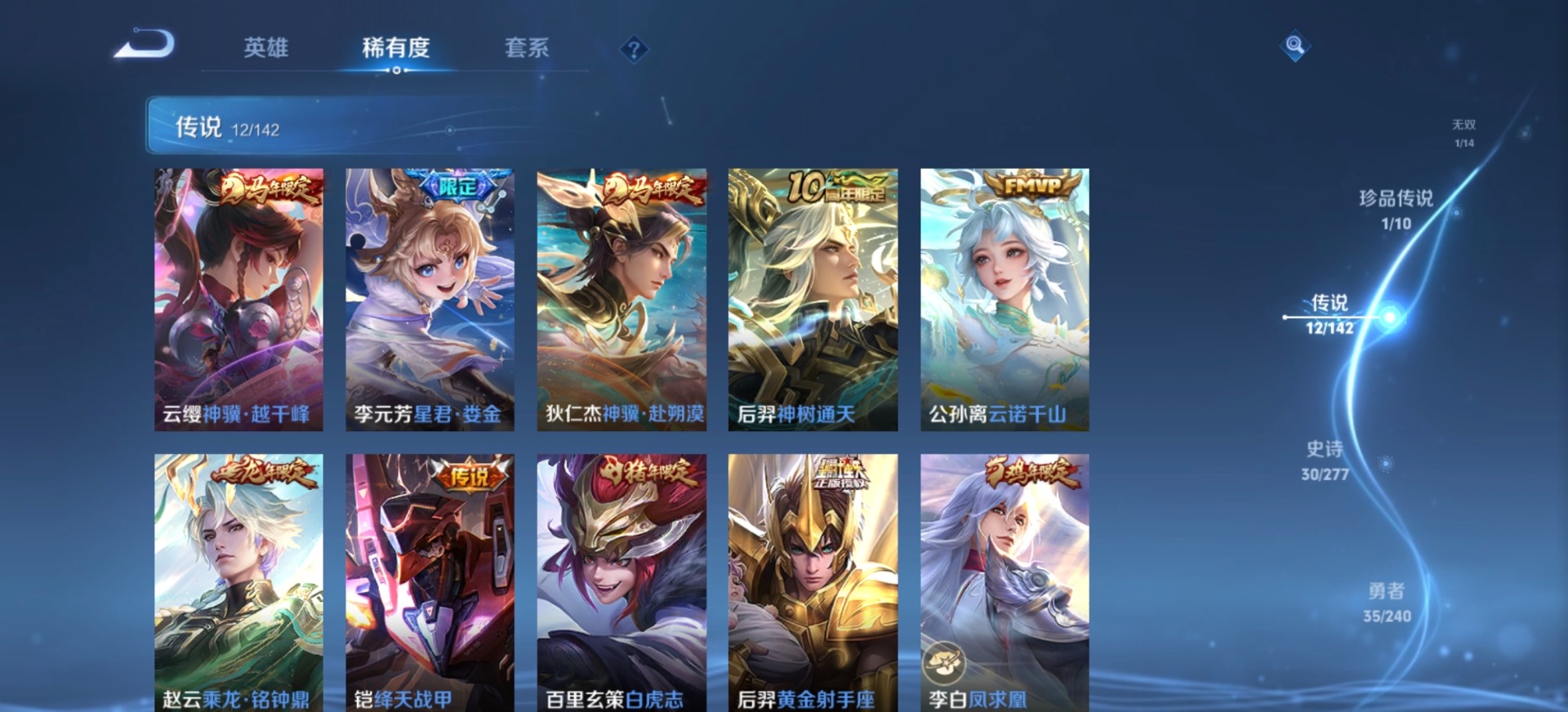 WZLX4306277王者荣耀账号详情图12