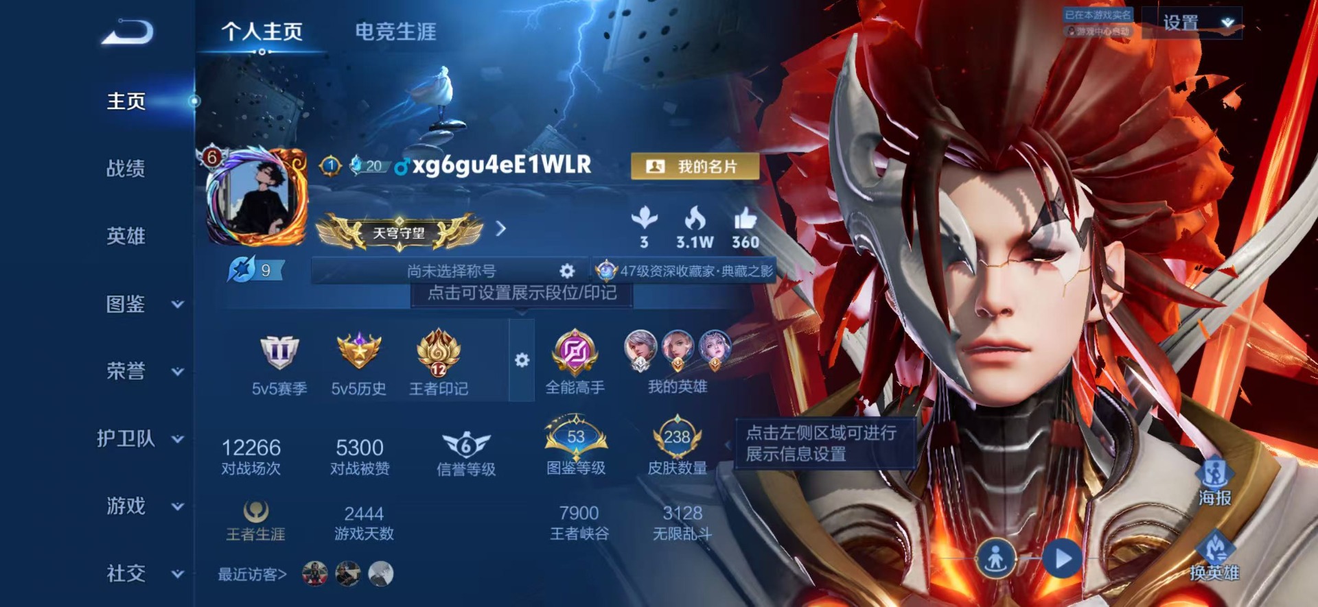 WZQM4307190王者荣耀账号详情图15