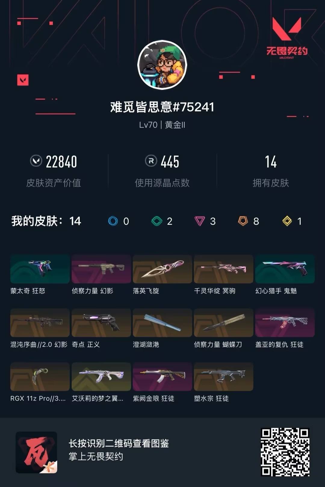 WWQLX433703无畏契约账号详情图4 WWQLX433703无畏契约账号详情图4