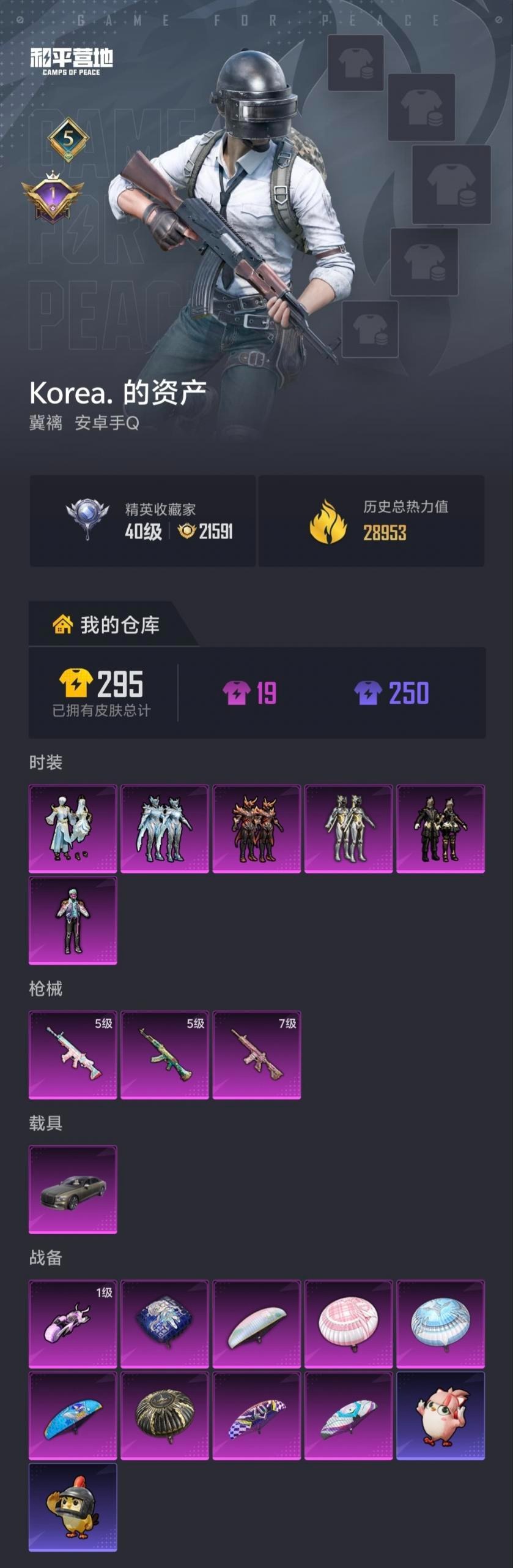 HPLX4193120和平精英账号详情图6