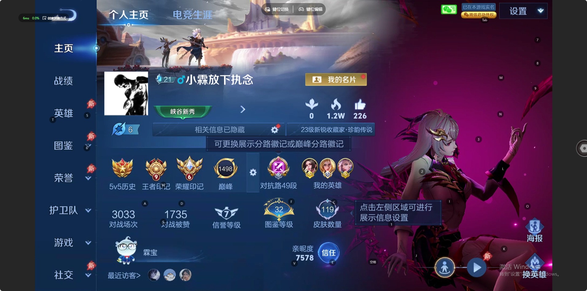 WZQM4310190王者荣耀账号详情图9