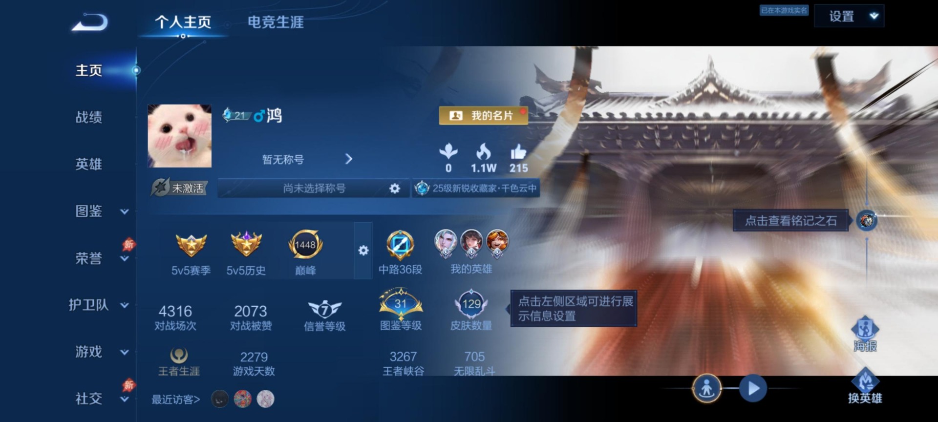 WZQM4309951王者荣耀账号详情图8