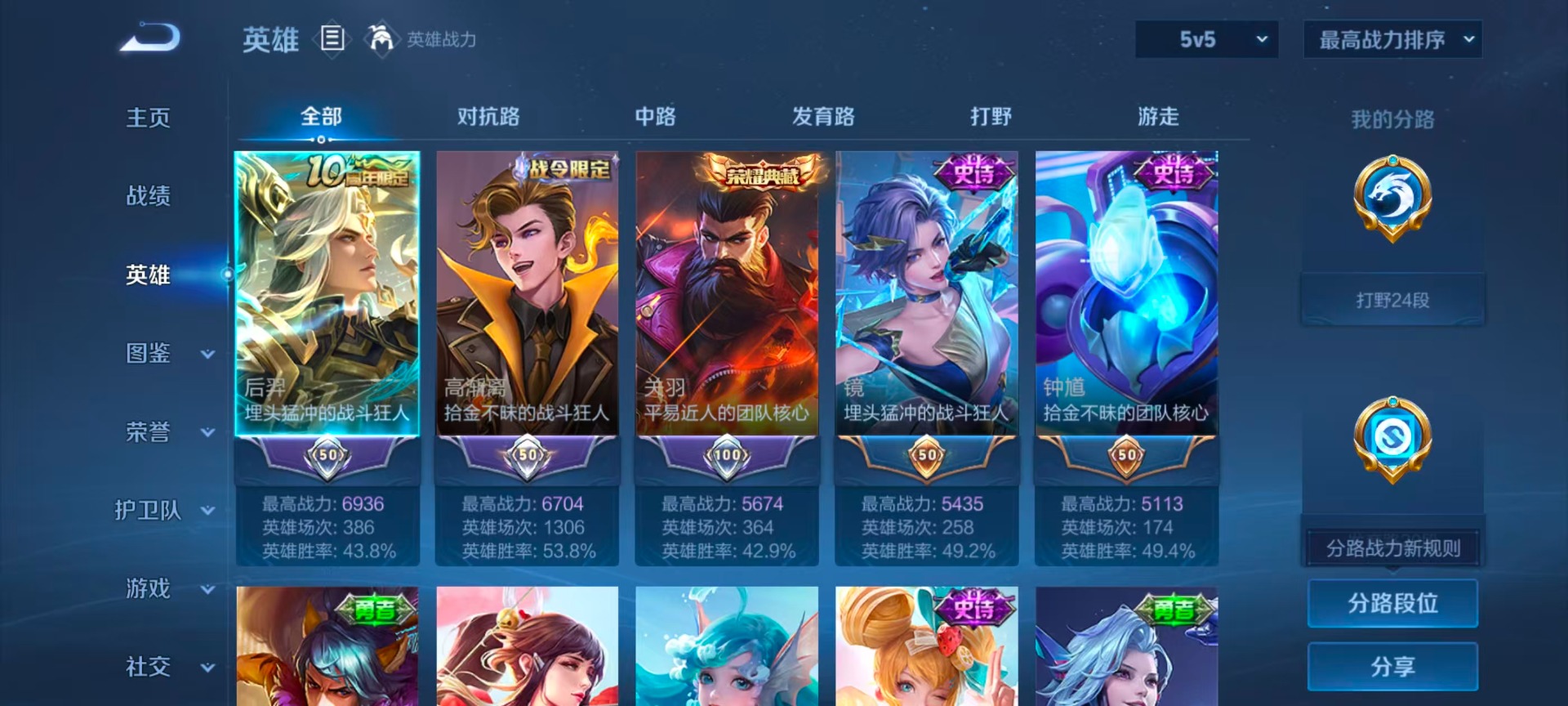 WZQM4313224王者荣耀账号详情图5