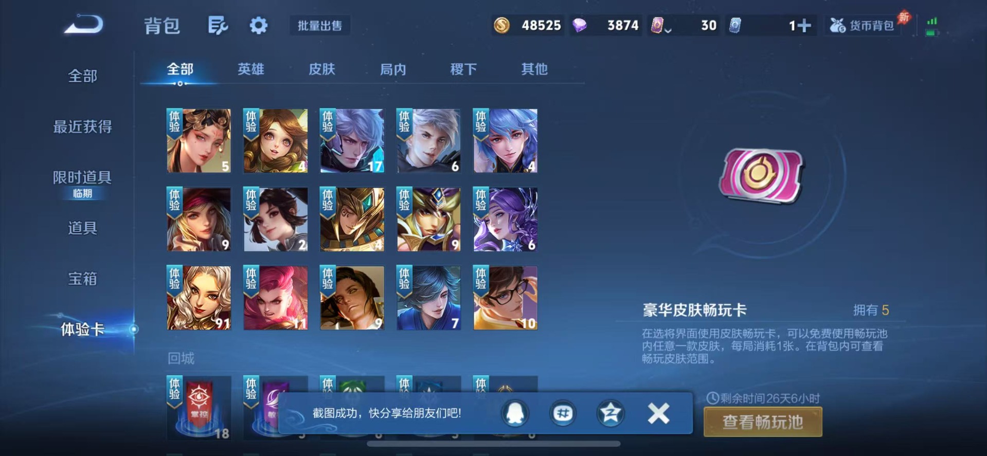 WZQM4313294王者荣耀账号详情图18