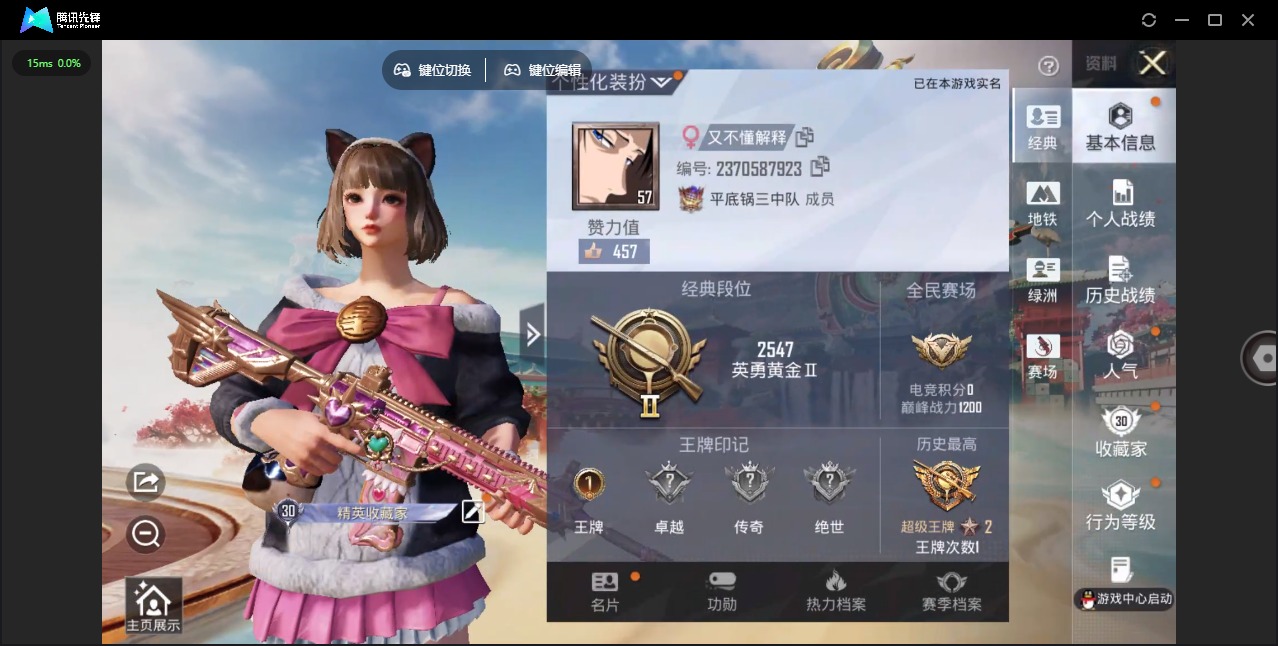 HPLX4177405和平精英账号详情图17