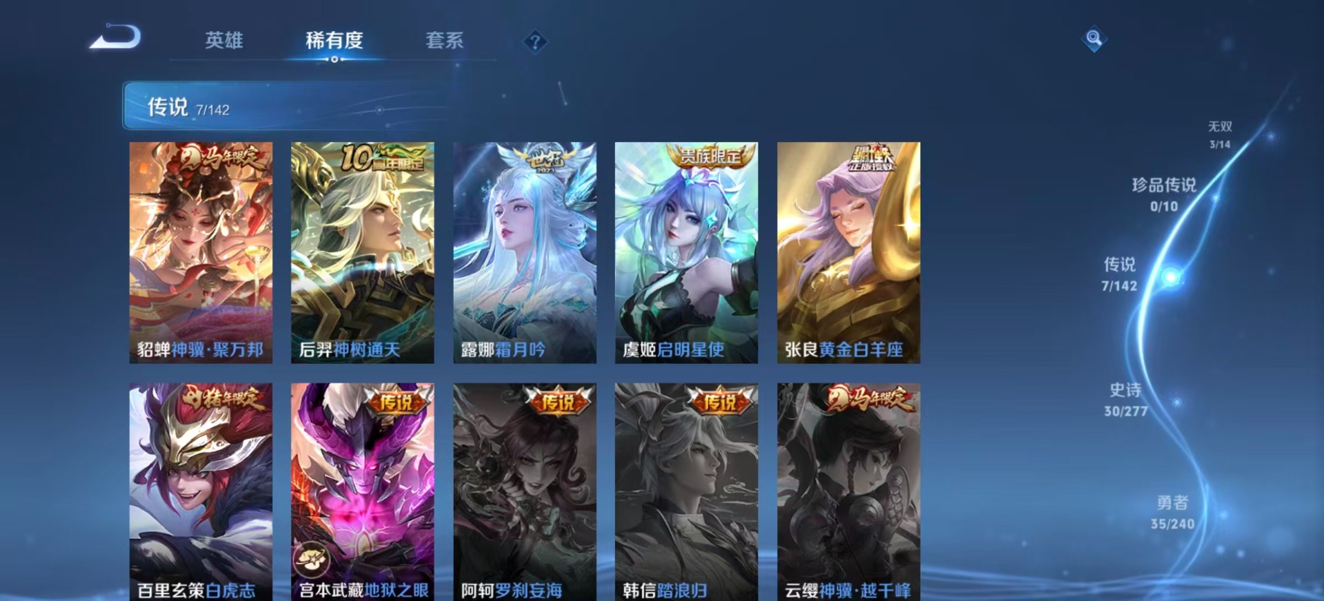 WZLX4313589王者荣耀账号详情图6