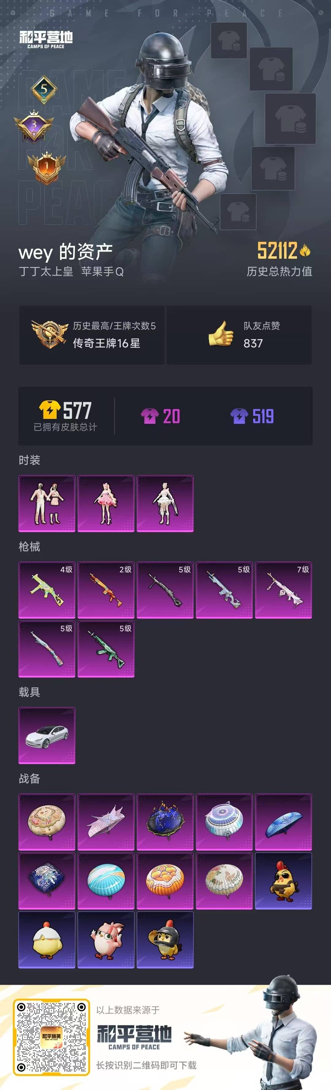 HPQM4197242和平精英账号详情图9