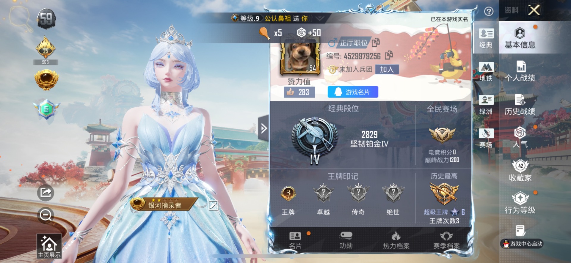 HPLX4179036和平精英账号详情图6