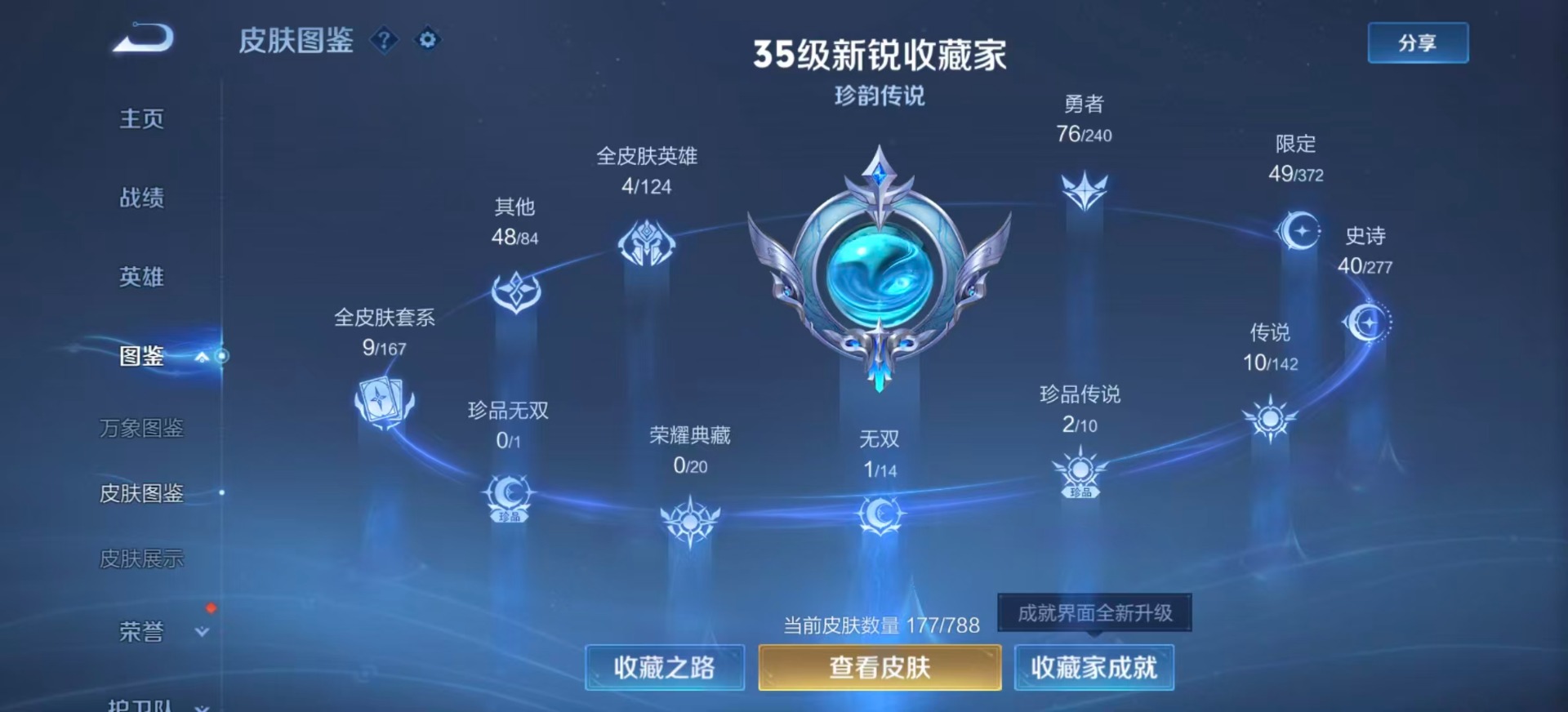 WZLX4314995王者荣耀账号详情图4