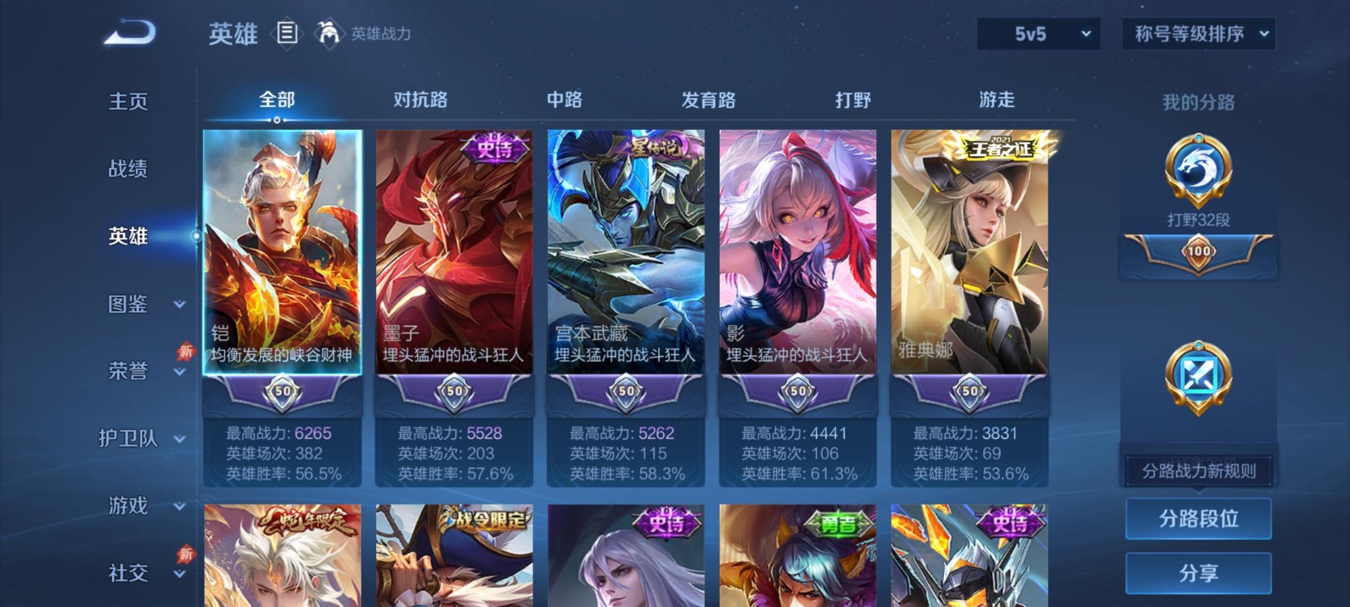 WZLX4342944王者荣耀账号详情图6
