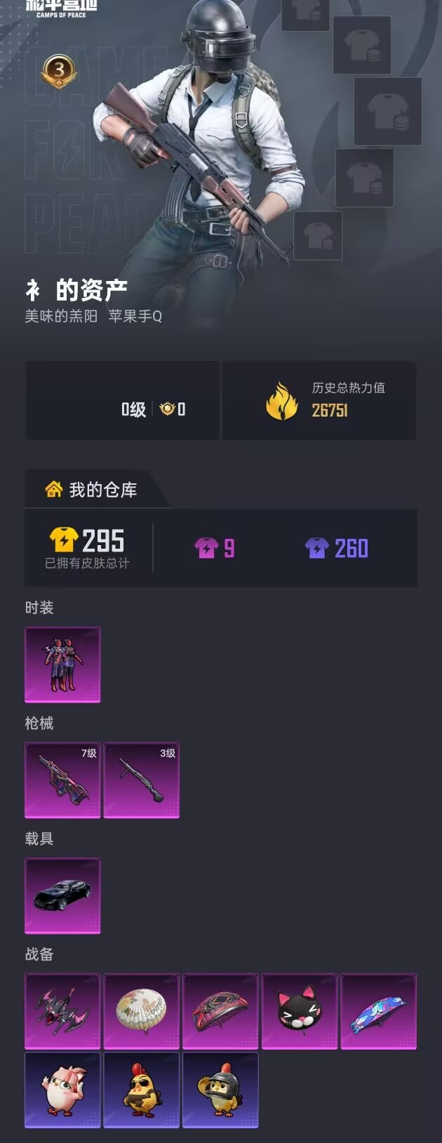 HPLX4180498和平精英账号详情图4