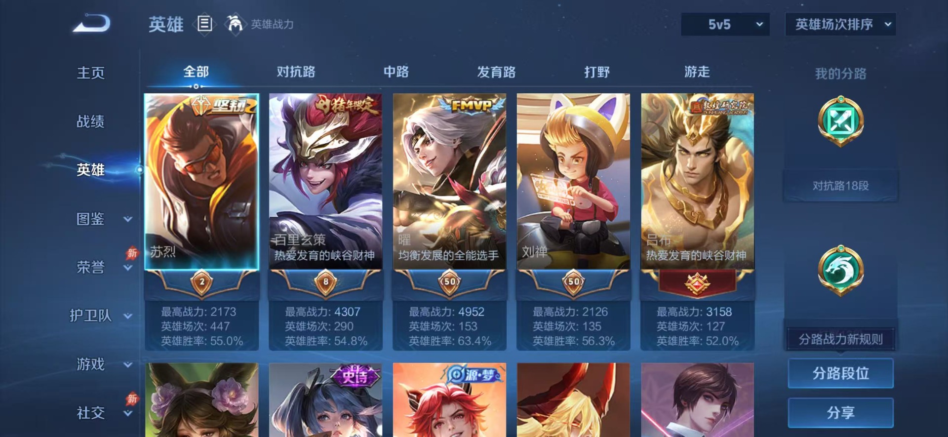 WZLX4316910王者荣耀账号详情图3