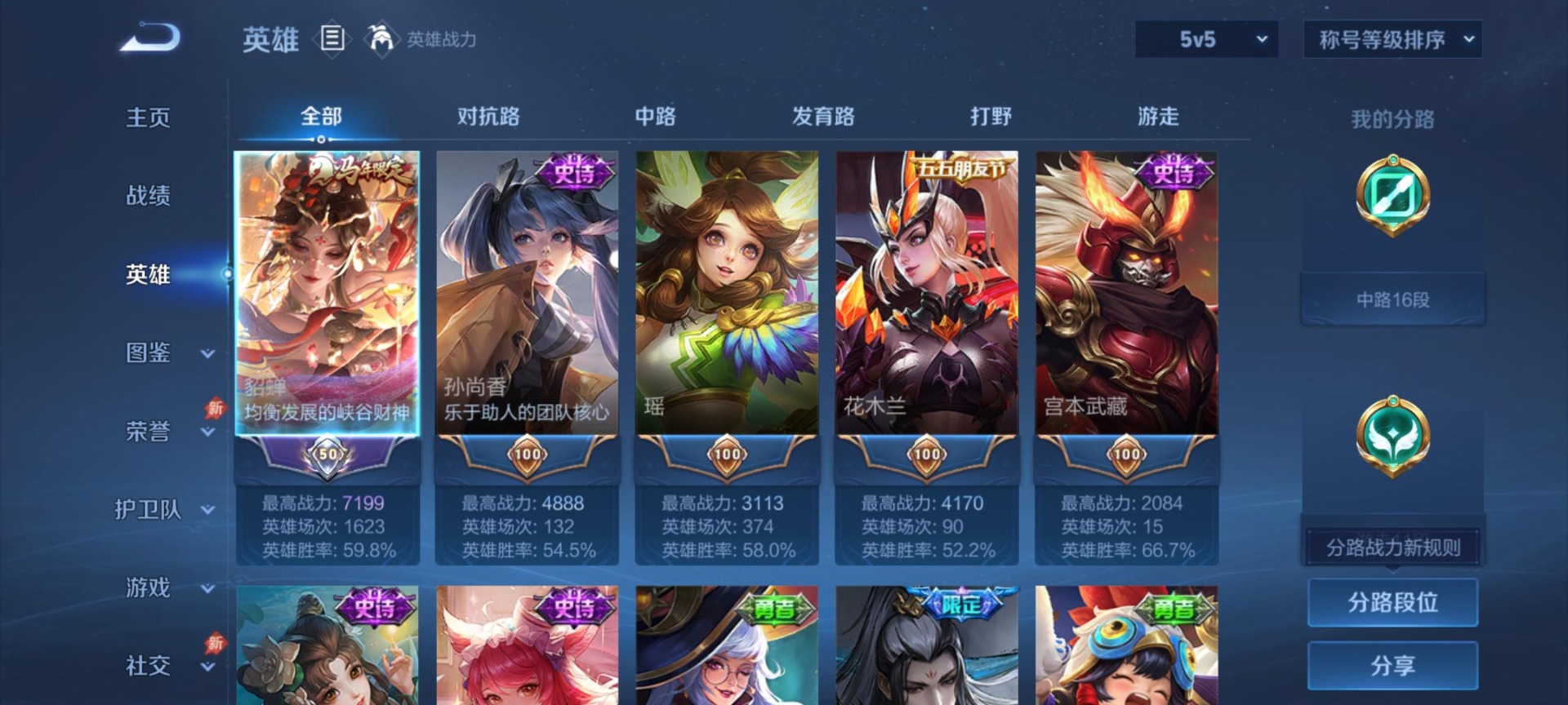 WZLX4330871王者荣耀账号详情图4