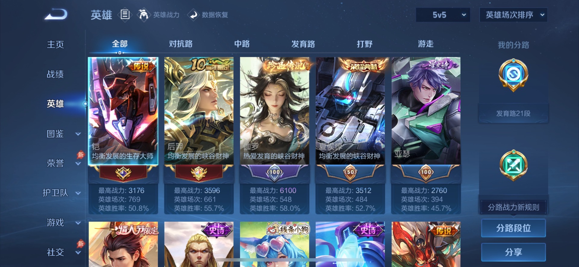 WZLX4344728王者荣耀账号详情图5