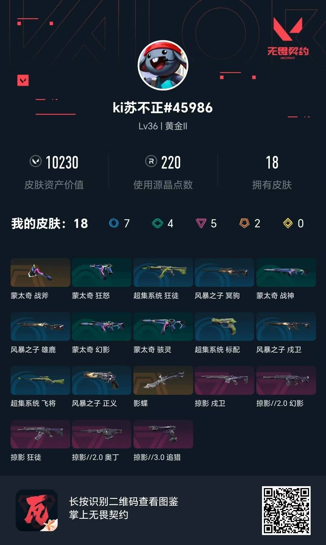 WWQLX439357无畏契约账号详情图6 WWQLX439357无畏契约账号详情图6