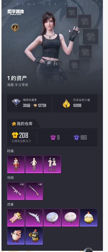 HPLX4183352和平精英账号详情图16