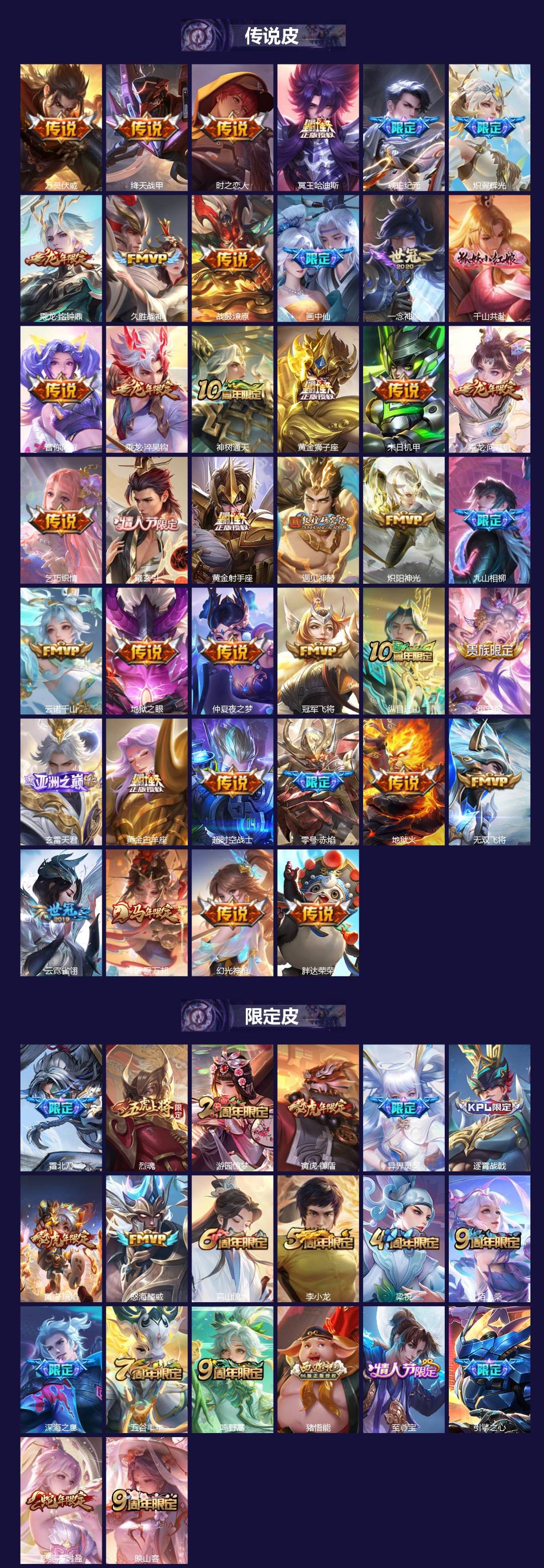 WZLX4321035王者荣耀账号详情图2