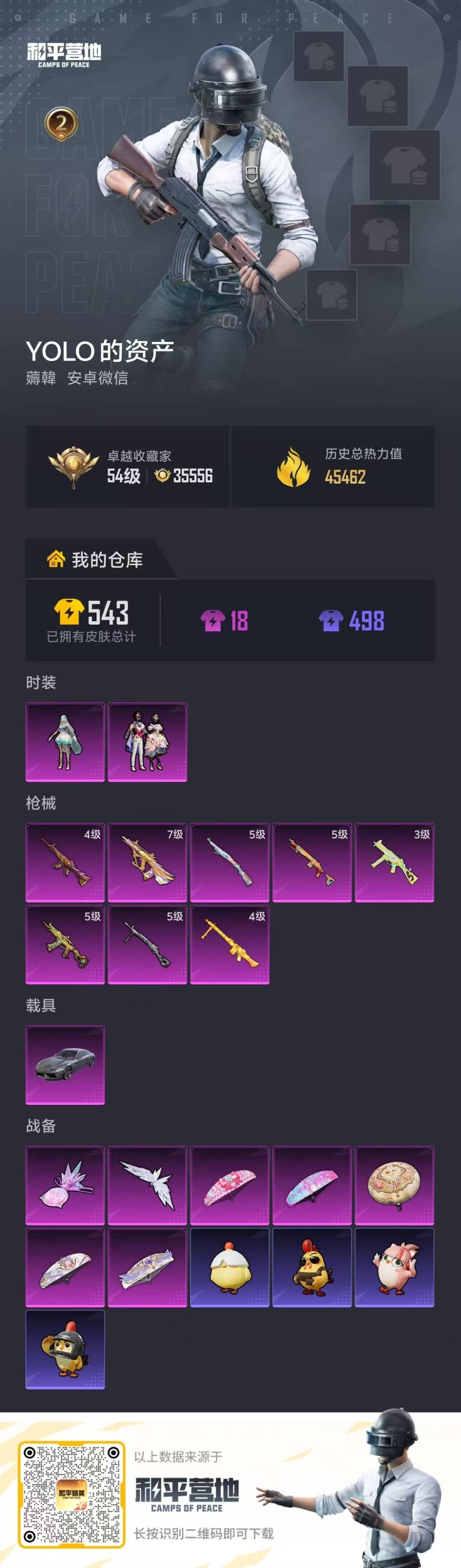 HPLX4193108和平精英账号详情图5