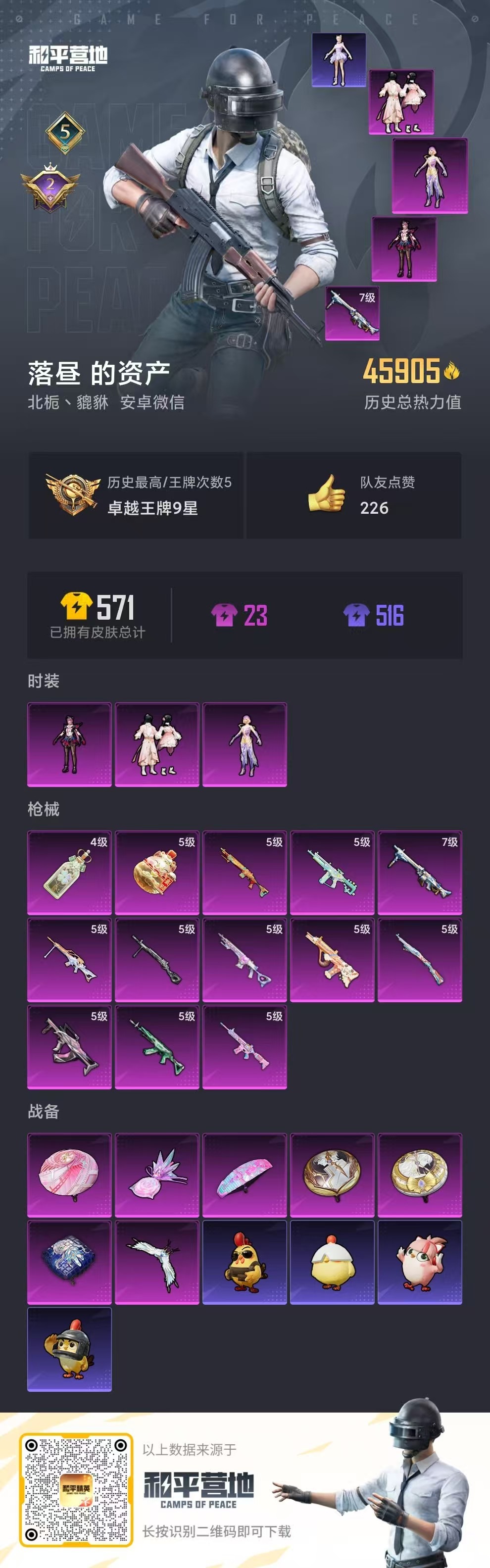 HPQM4194684和平精英账号详情图15