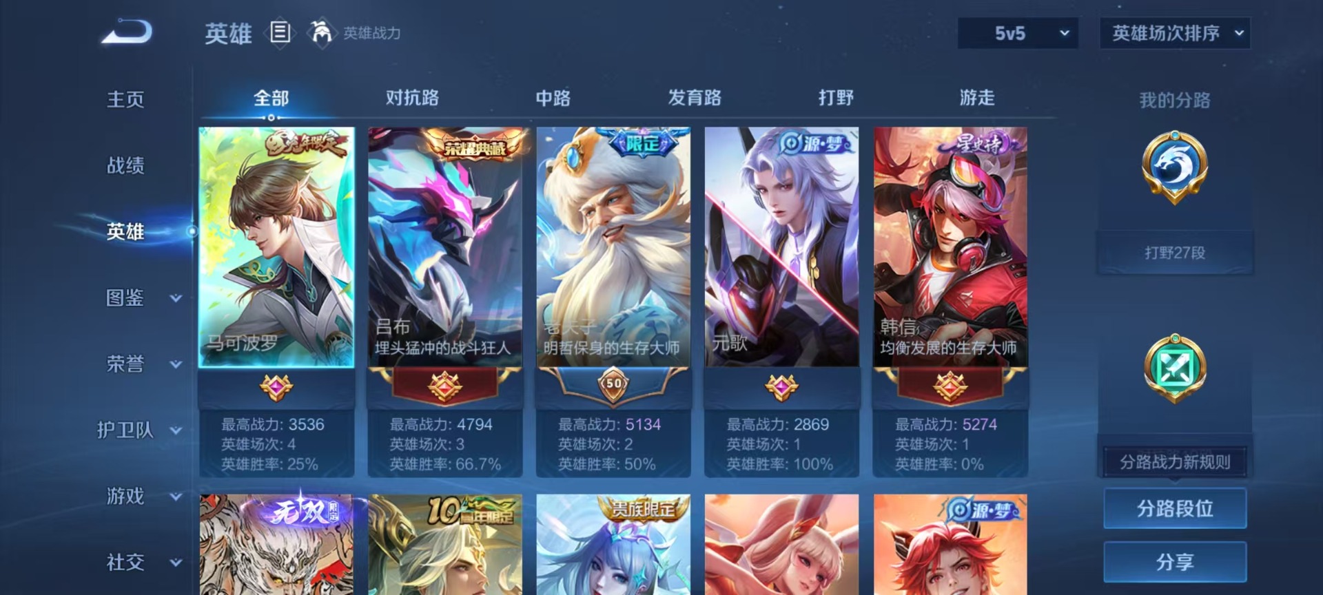 WZLX4326124王者荣耀账号详情图11