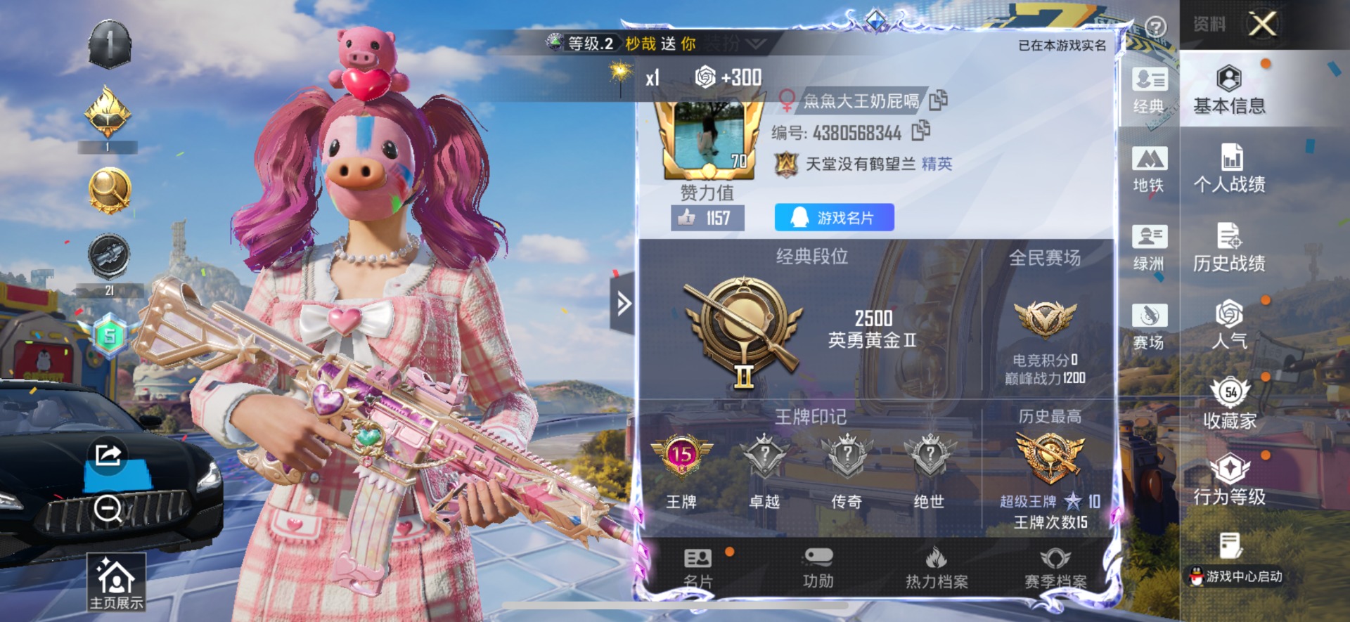 HPLX4188006和平精英账号详情图6