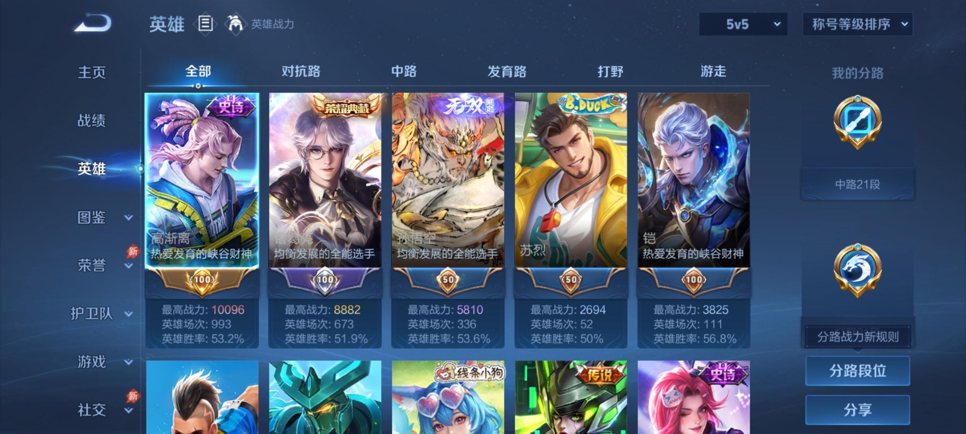 WZLX4327698王者荣耀账号详情图10