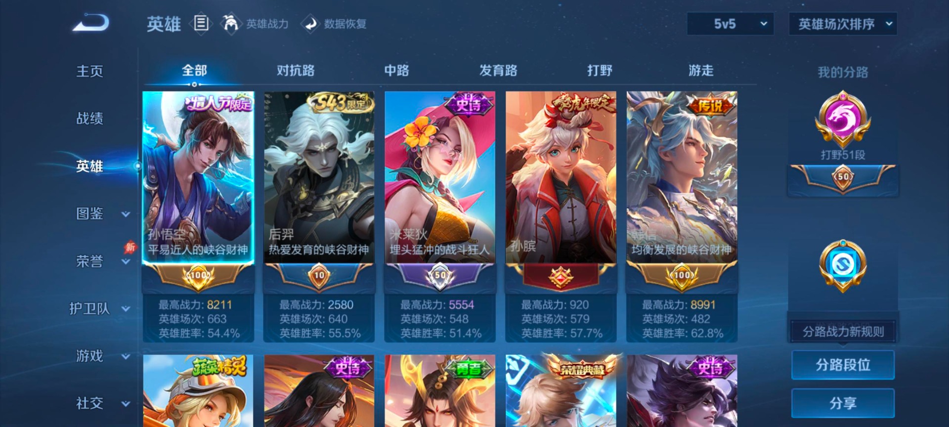 WZLX4328948王者荣耀账号详情图7