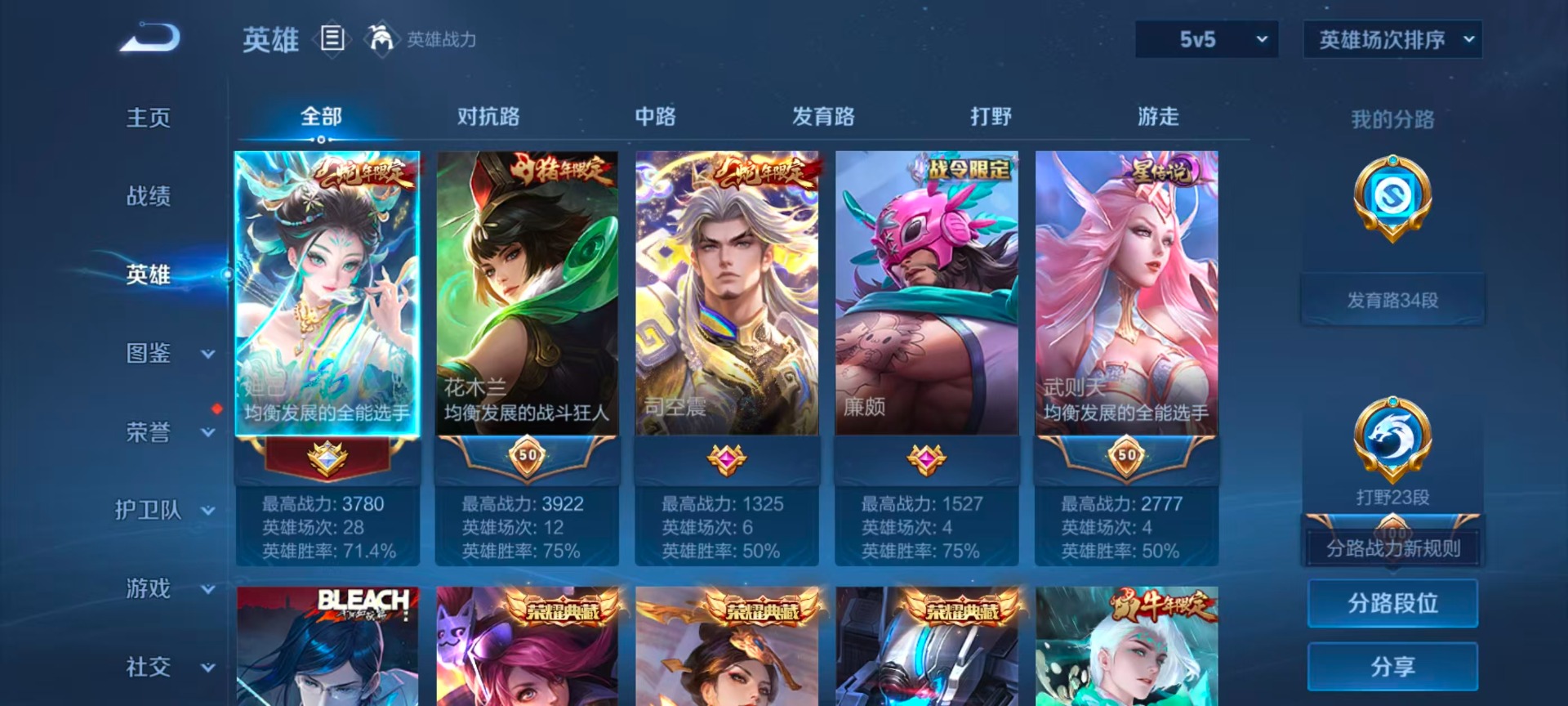WZQM4342623王者荣耀账号详情图6