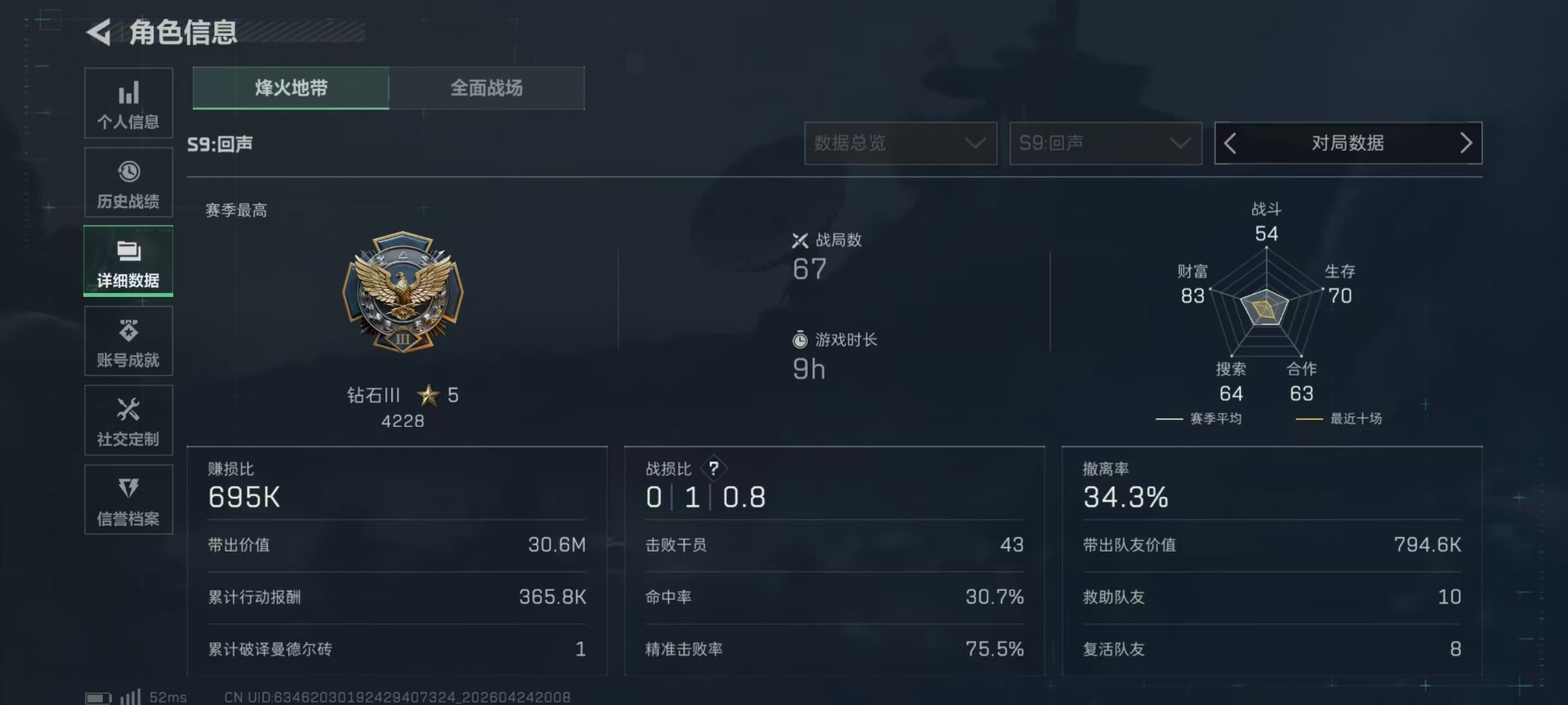 SJZQM4107288三角洲行动账号详情图30