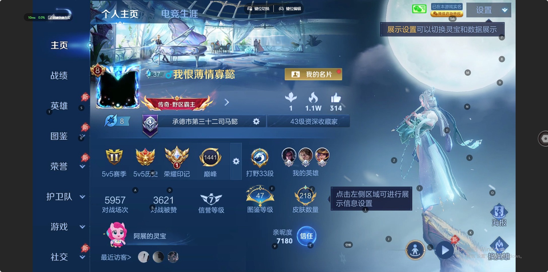 WZQM4334840王者荣耀账号详情图12