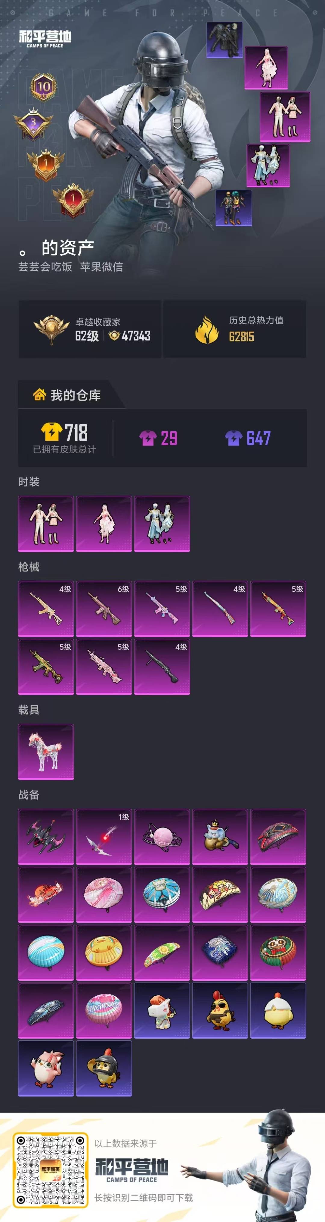 HPLX4190468和平精英账号详情图5