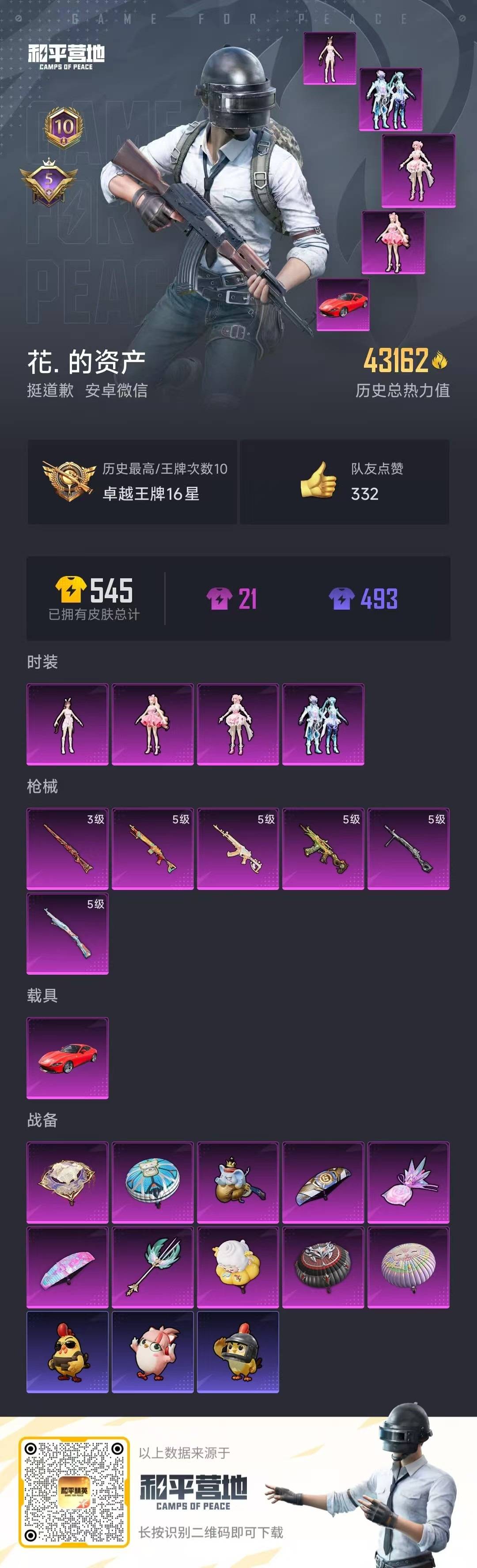 HPLX4191354和平精英账号详情图5