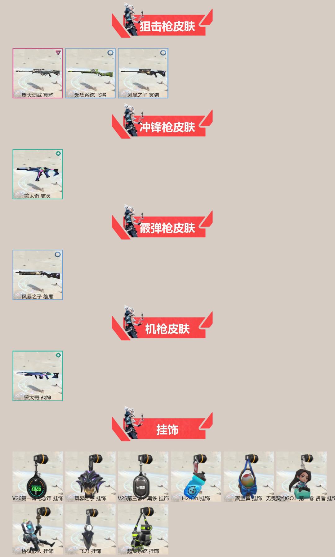 WWQLX435500无畏契约账号详情图2