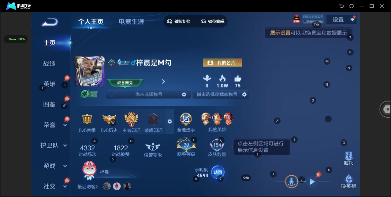 WZQM4333579王者荣耀账号详情图4