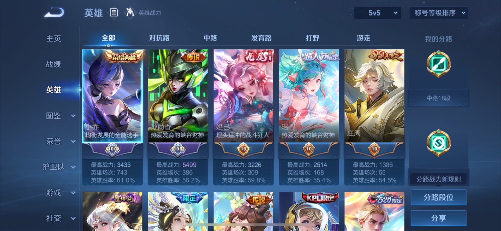 WZLX4333645王者荣耀账号详情图5