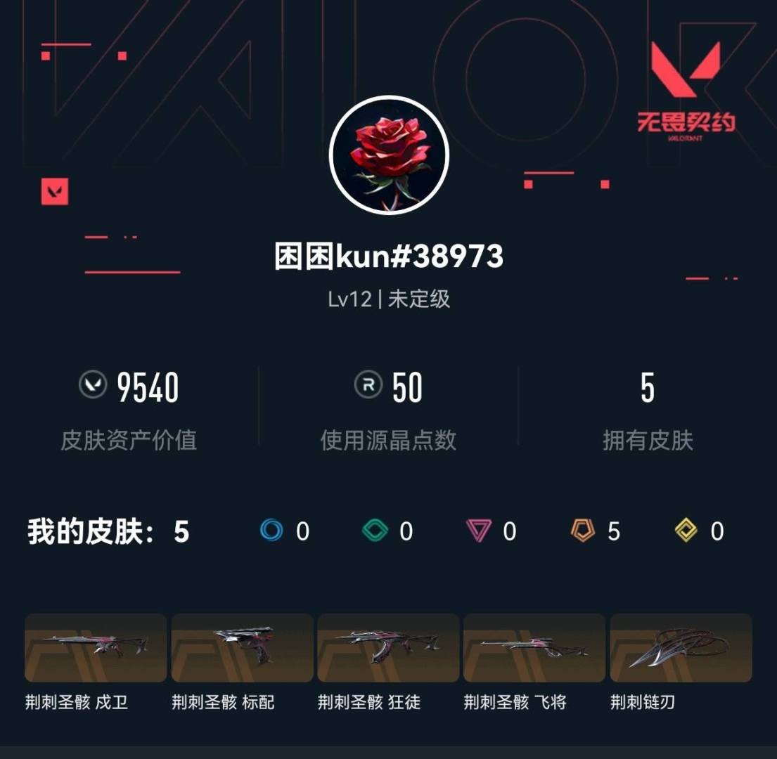 WWQQM442305无畏契约账号详情图8