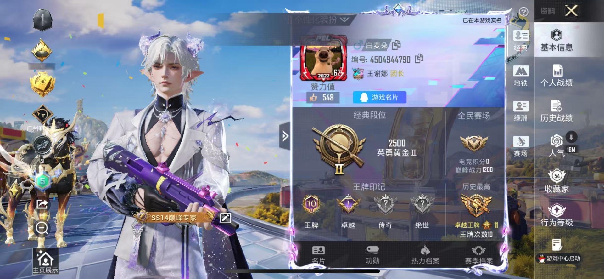 HPLX4193885和平精英账号详情图23