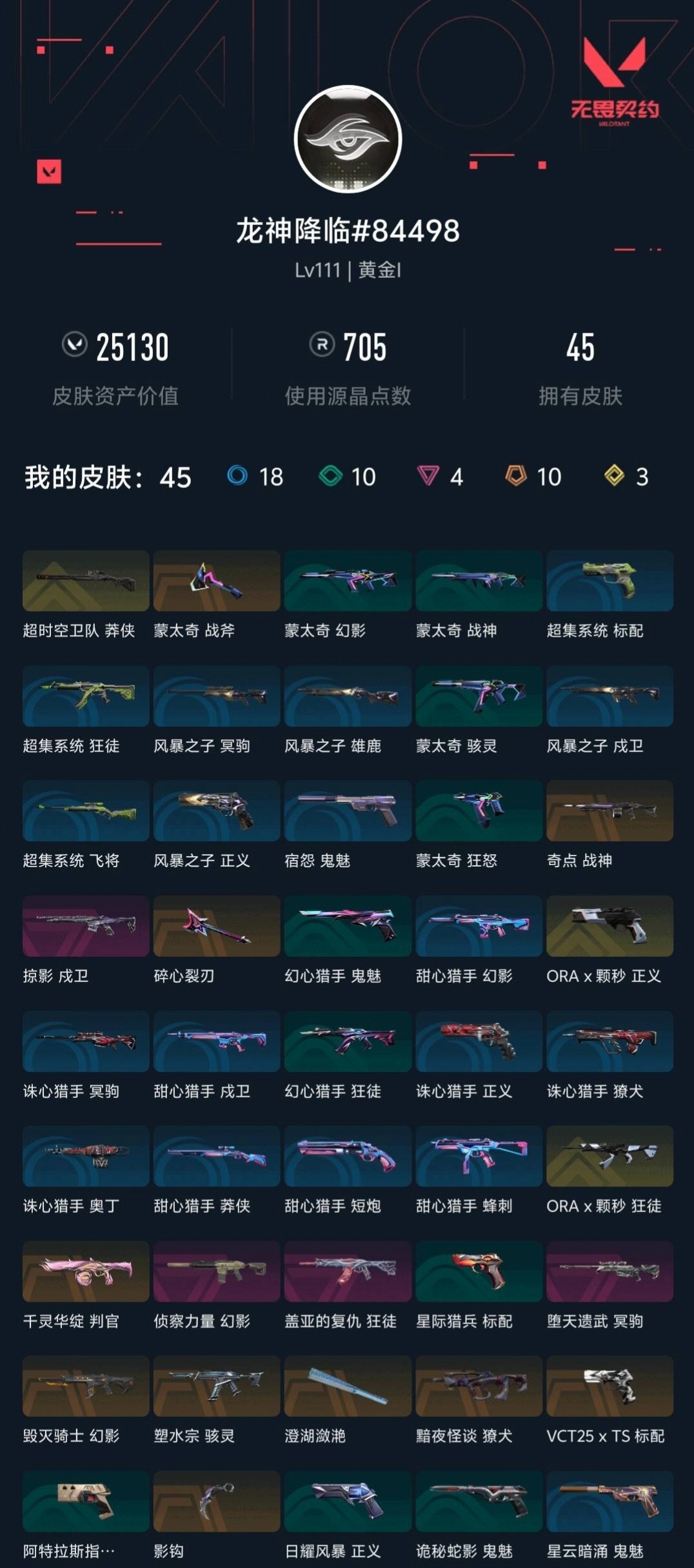 WWQLX436158无畏契约账号详情图6 WWQLX436158无畏契约账号详情图6