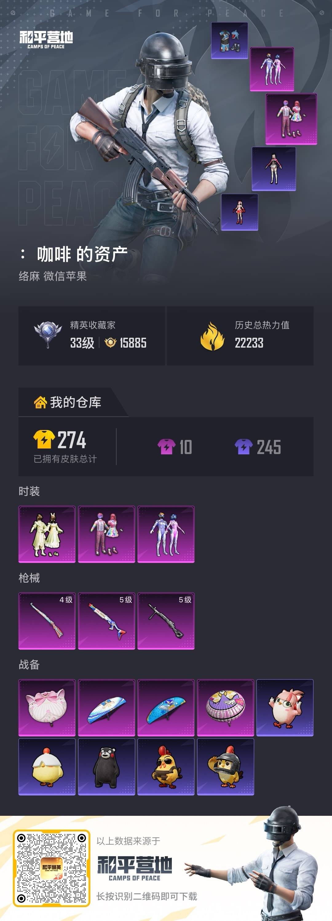 HPLX4193973和平精英账号详情图4