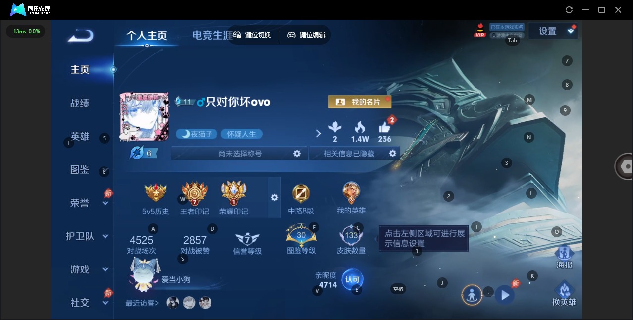 WZLX4335772王者荣耀账号详情图2
