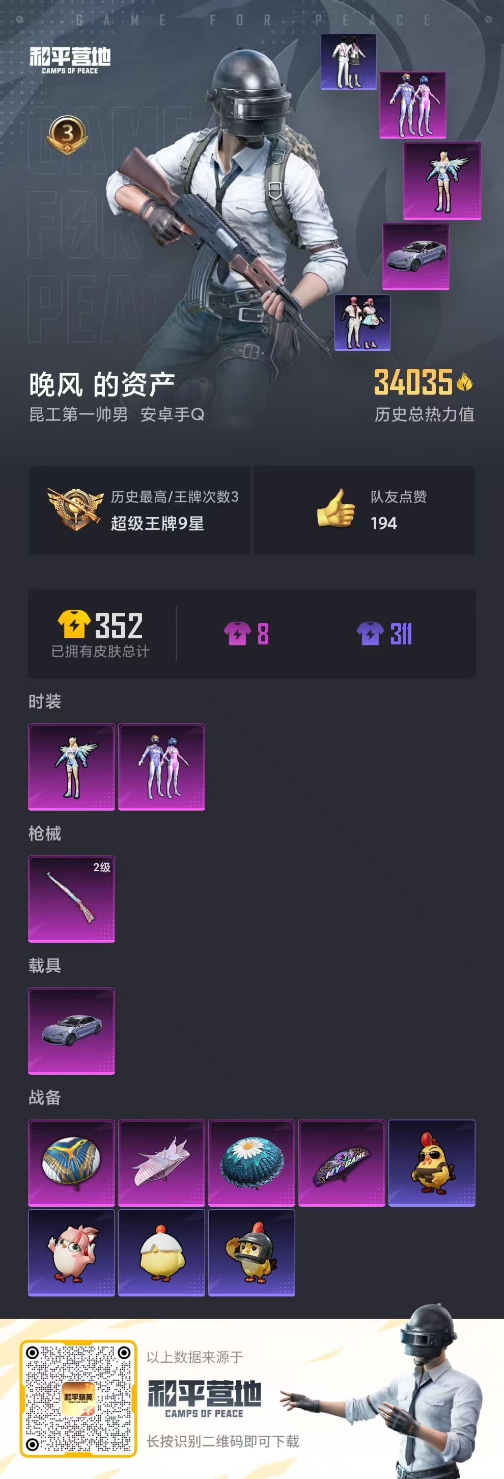 HPLX4193981和平精英账号详情图11