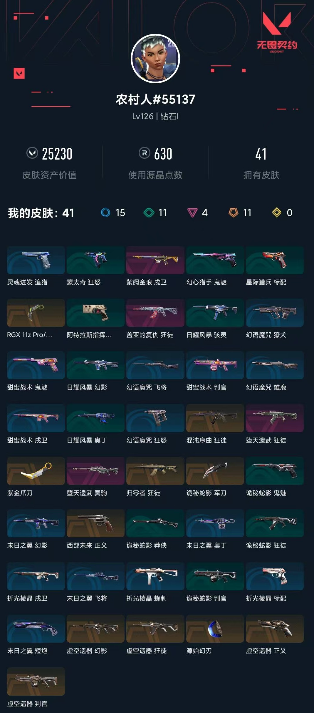 WWQLX436217无畏契约账号详情图6 WWQLX436217无畏契约账号详情图6