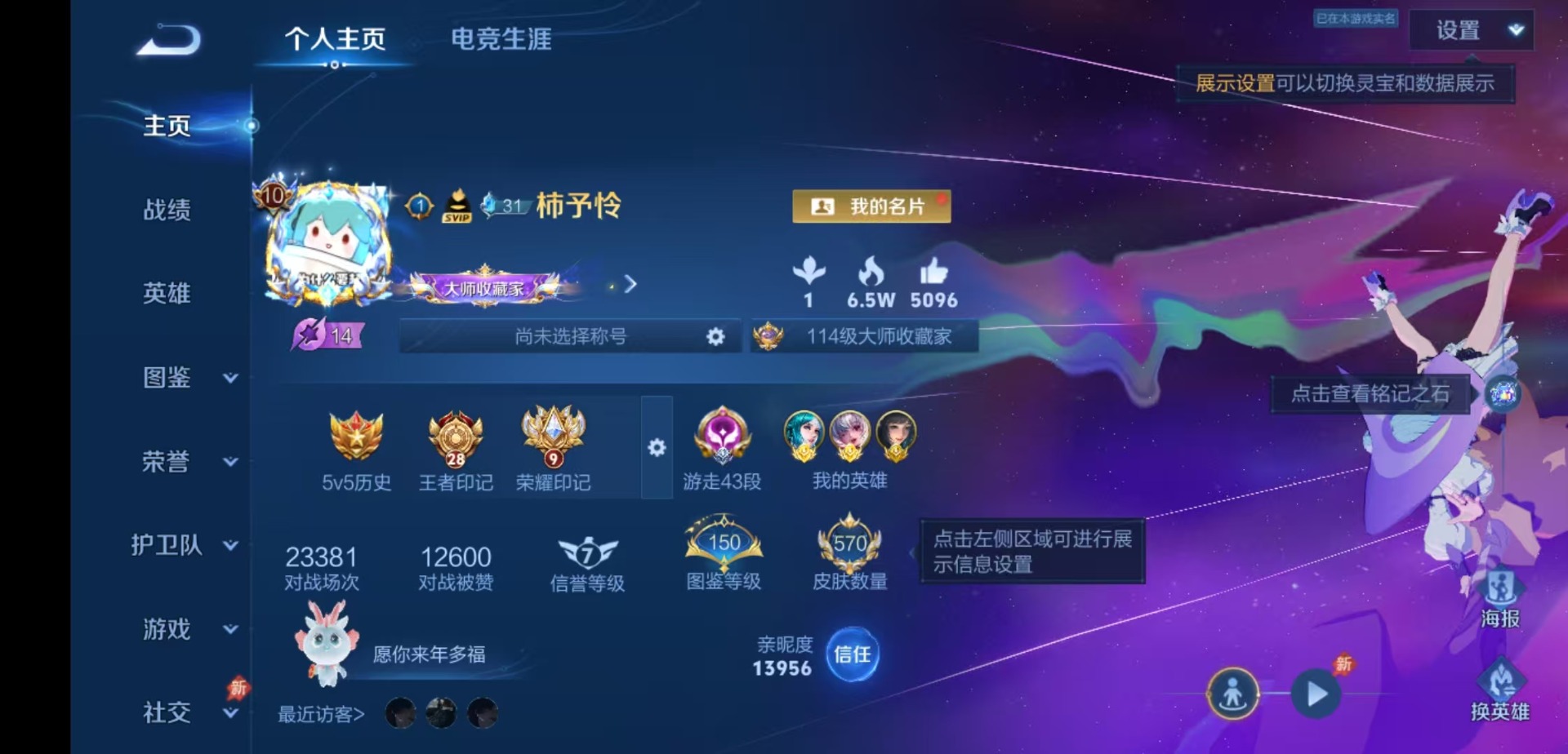 WZLX4335911王者荣耀账号详情图5
