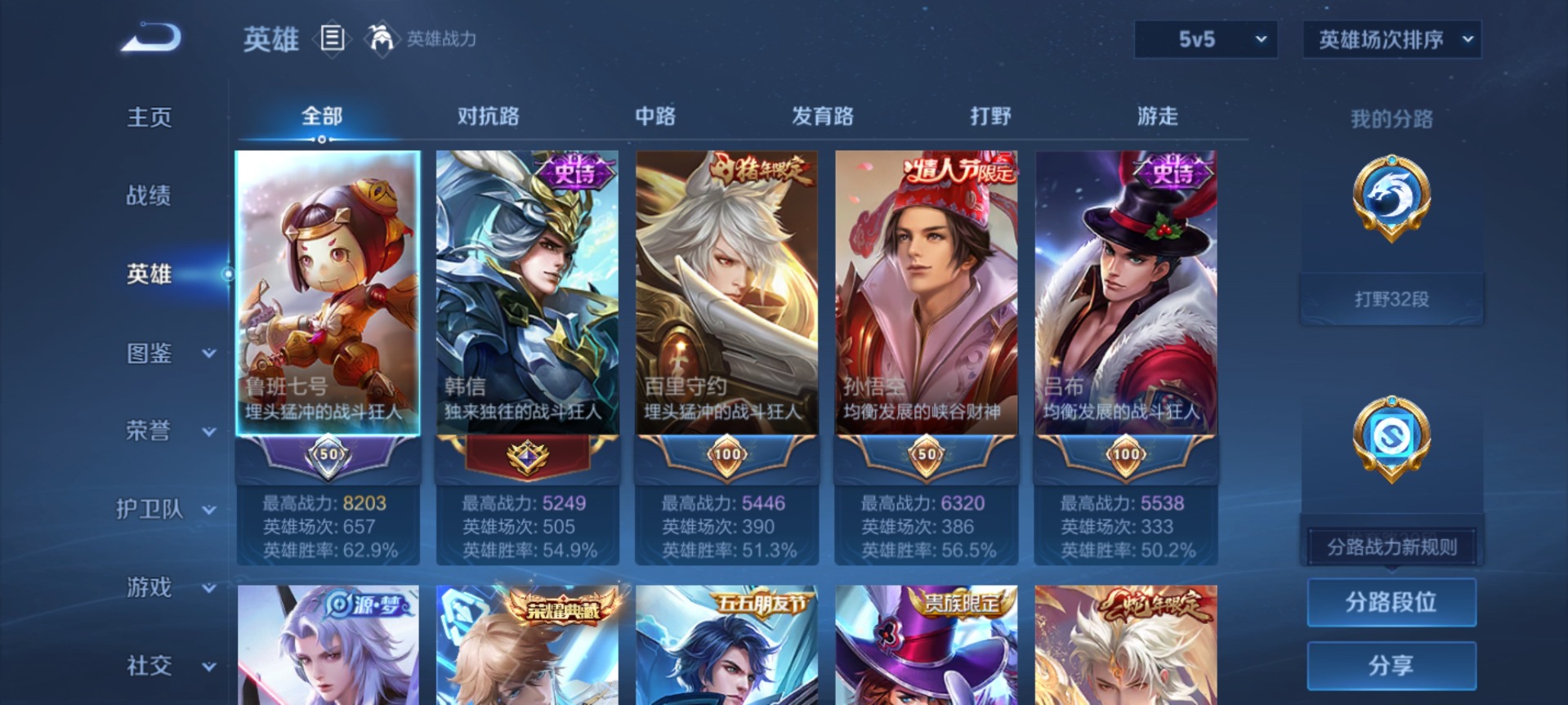 WZLX4335925王者荣耀账号详情图3