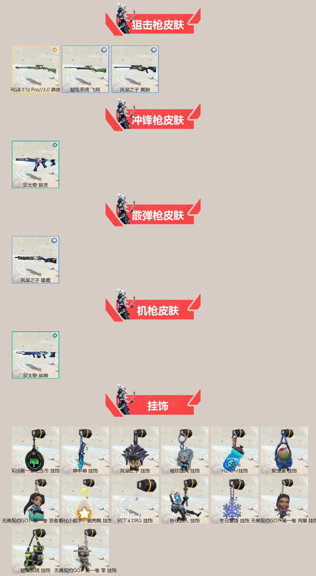 WWQLX436254无畏契约账号详情图2
