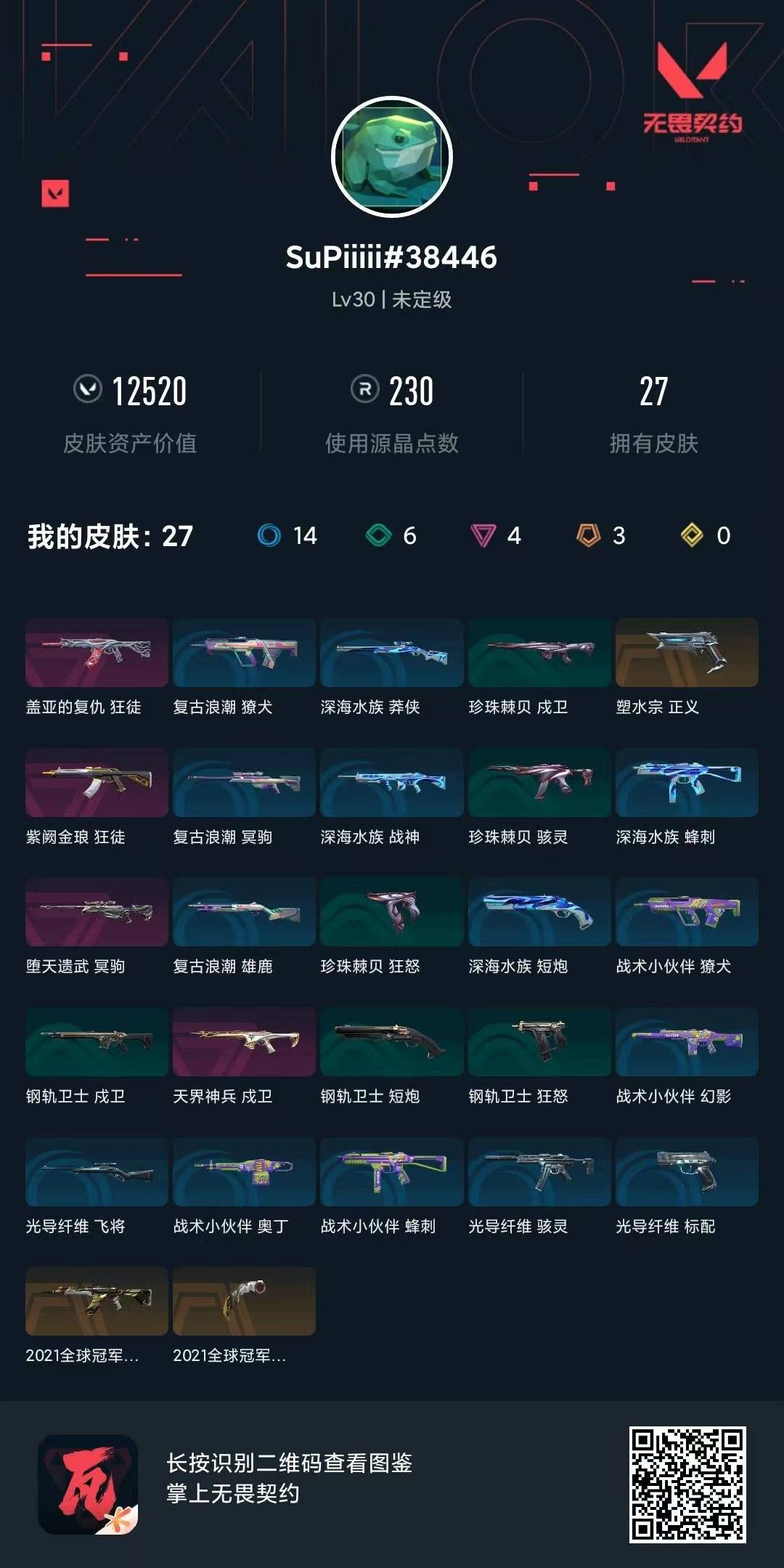 WWQLX436267无畏契约账号详情图3