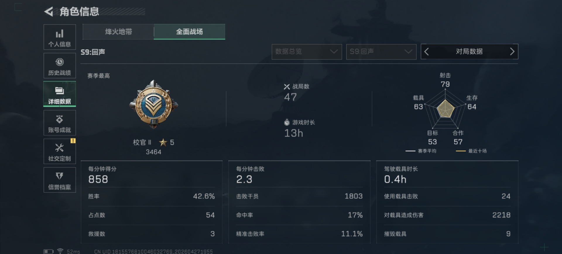 SJZQM4114280三角洲行动账号详情图6