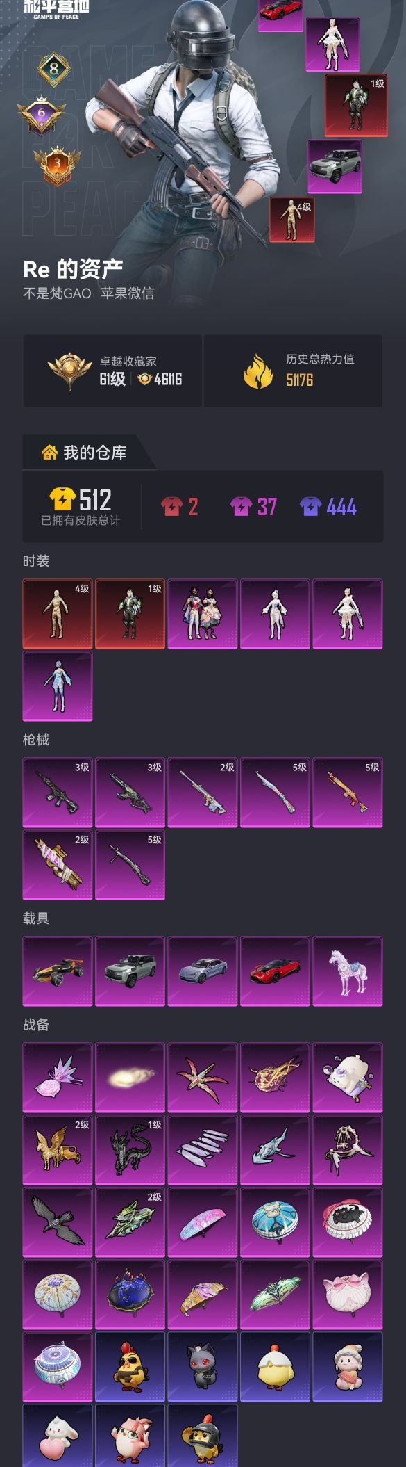 HPLX4195479和平精英账号详情图7