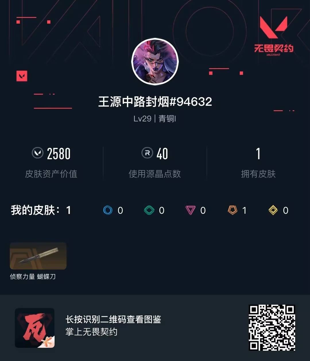 WWQLX436815无畏契约账号详情图3
