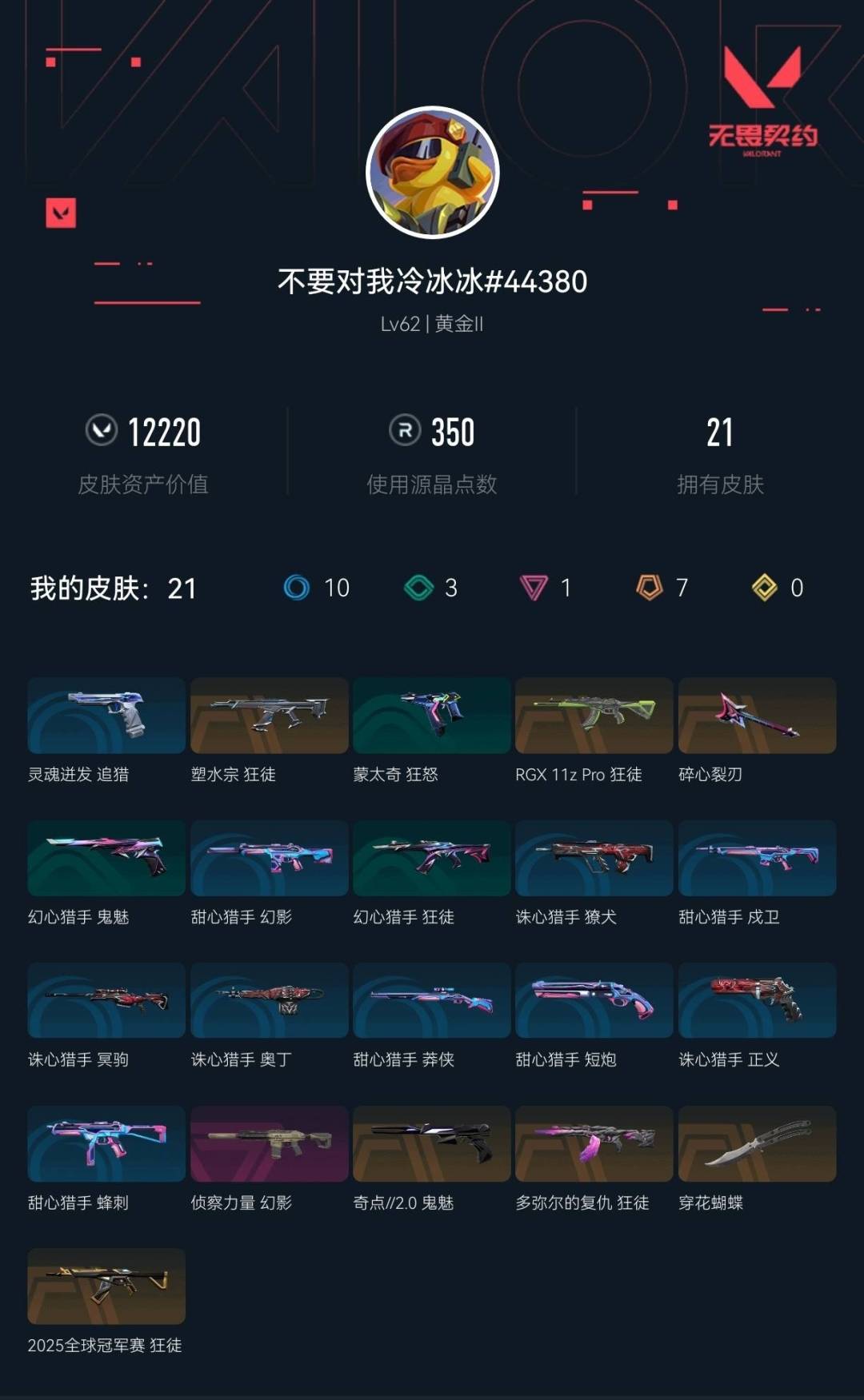 WWQLX436818无畏契约账号详情图5